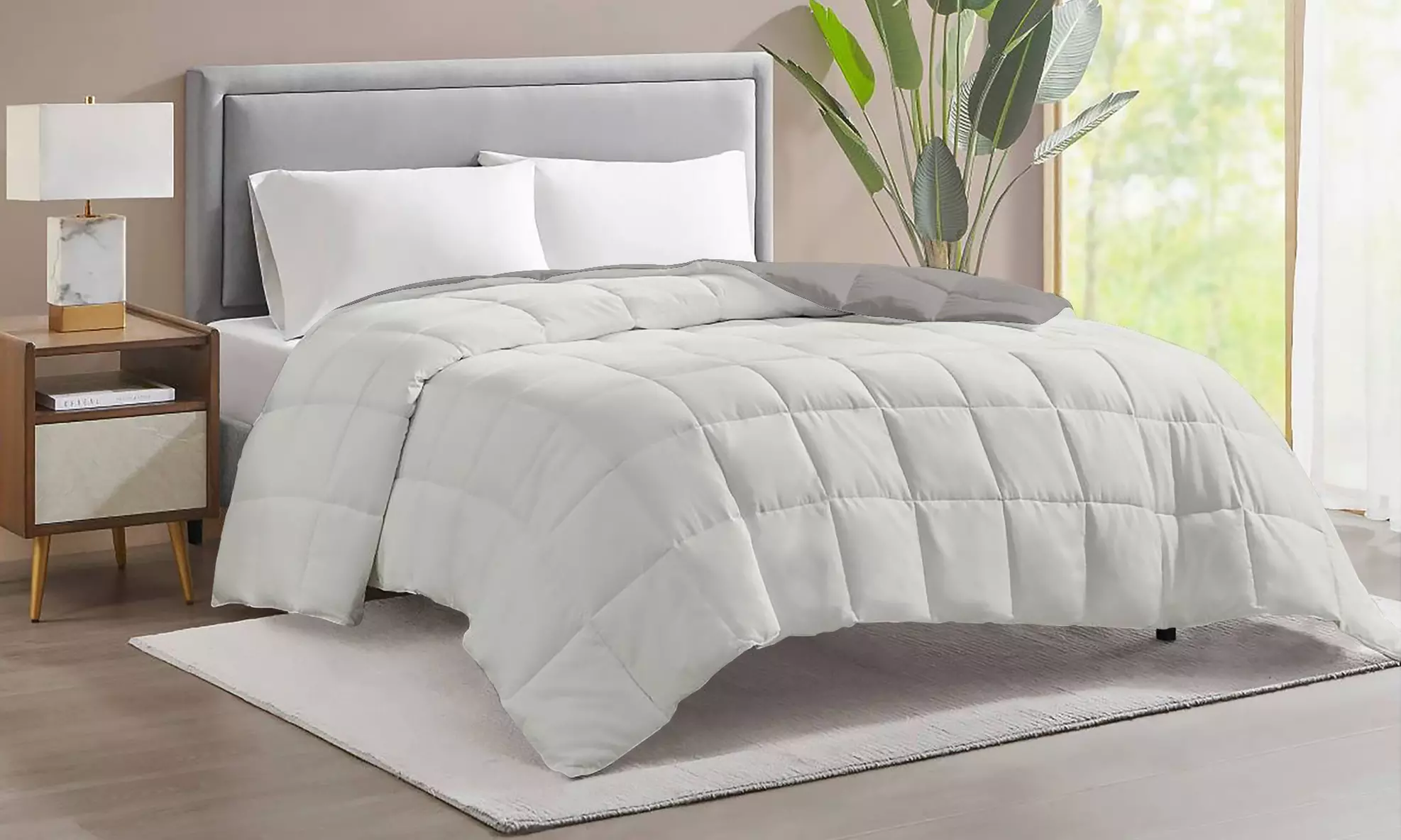 Edredón suave y cálido lavable a máquina