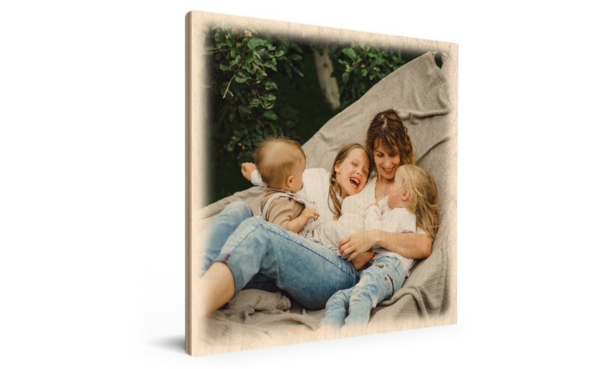 Image 4: Toile photo impression sur bois avec Photo Gifts