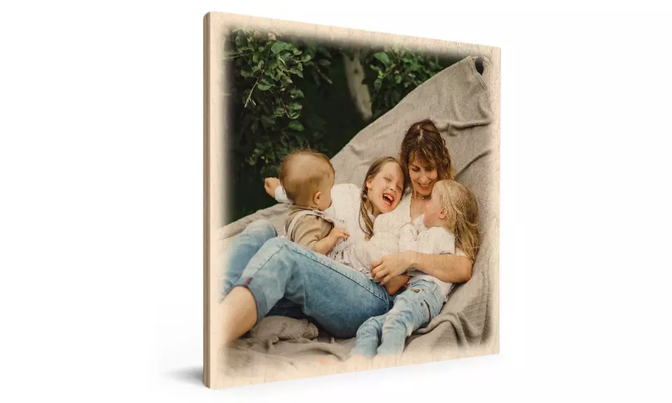 Toile photo impression sur bois avec Photo Gifts