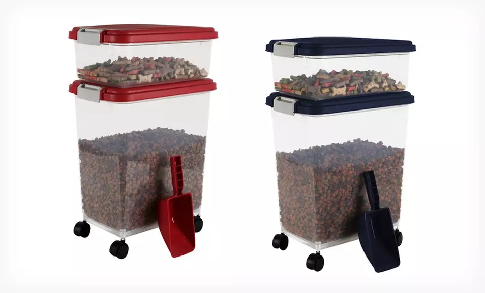 $22.99 for a 3-Piece Airtight Pet-Food Storage Container Set ($39.99 List Price). Free Shipping and Returns. - Second Medium