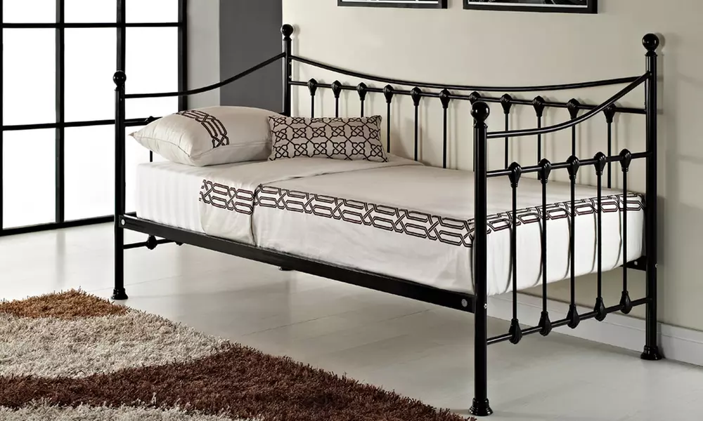 French Styled Day Bed with Optional Trundle and Mattress - Image 2