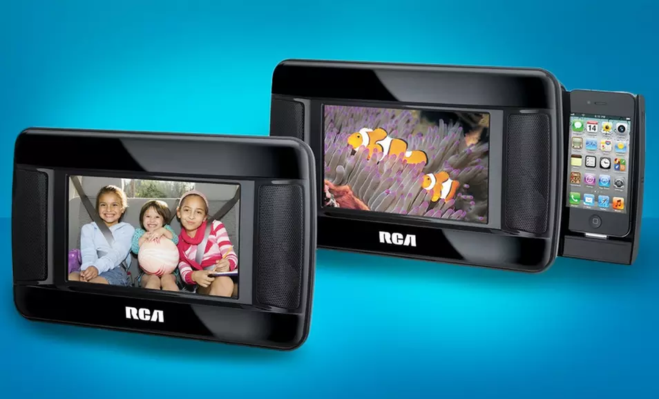 RCA Twin-Screen Mobile DVD System. Free Shipping and Returns. - Primary Image