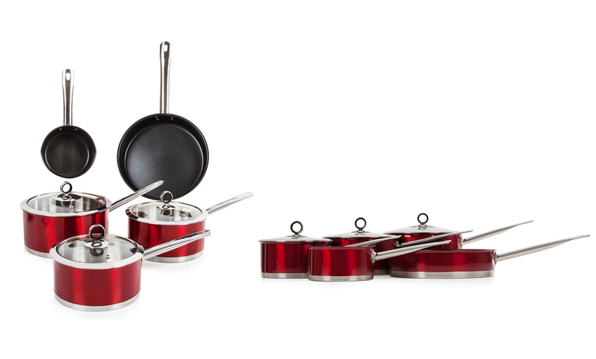 Image 7: Morphy Richards 5-Pc Saucepan Set