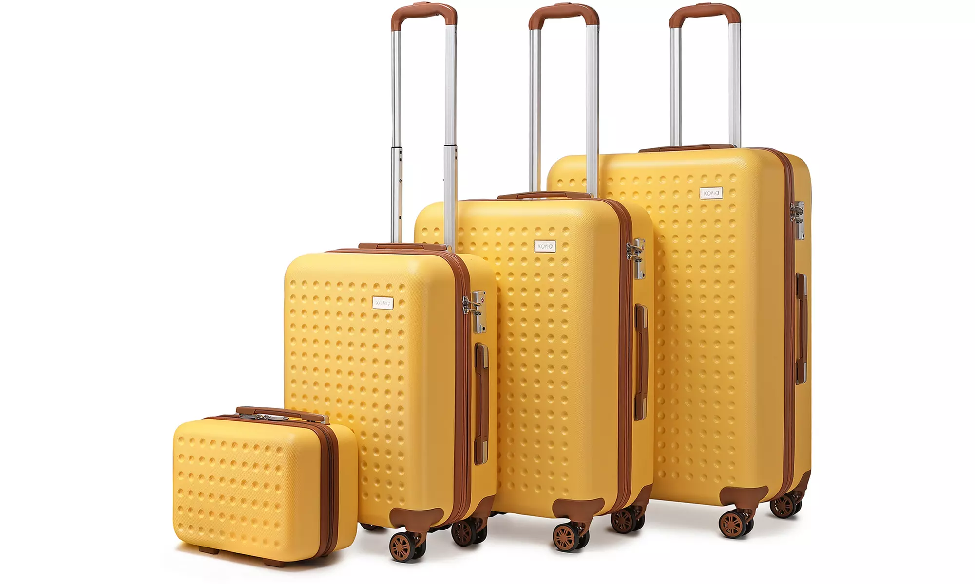 1 of 4 koffers met harde buitenkant