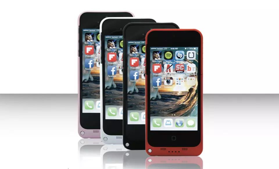 AudioSnax Apple Certified PowerCase iPhone 5/5s Battery Case. Multiple Colors Available. Free Returns. - Primary Image