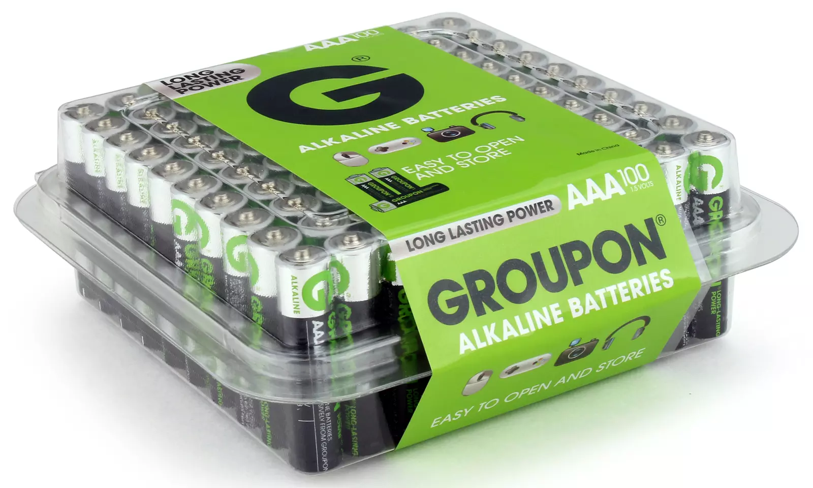 Groupon Portable Power AAA Alkaline Batteries (100-Pack) - Primary Image