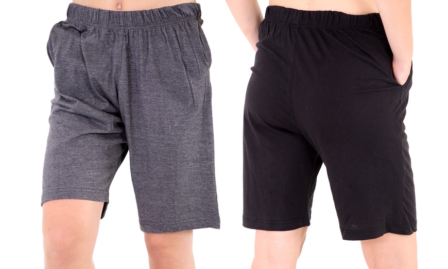 Image 2: Men's Lounge Shorts Two-Pack