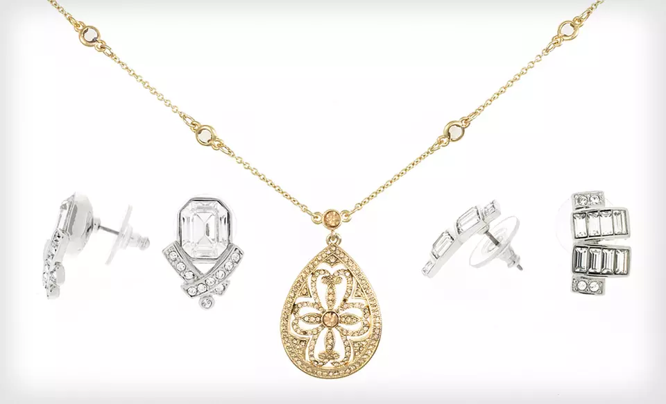 Carolee Pearl and Crystal Jewelry (Up to 87% Off). 18 Styles Available. - Primary Image