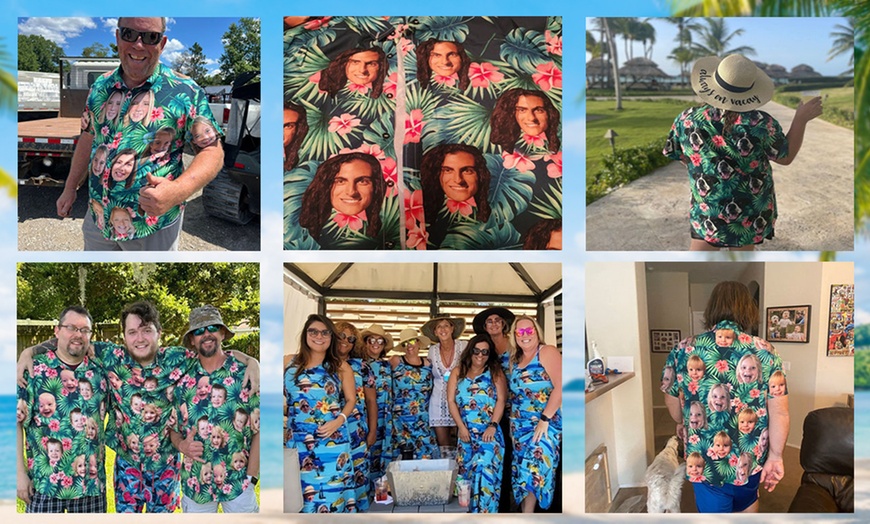 Image 10: Hawaiian-Set nach Wahl mit personalisiertem Foto-Symbol-Aufdruck