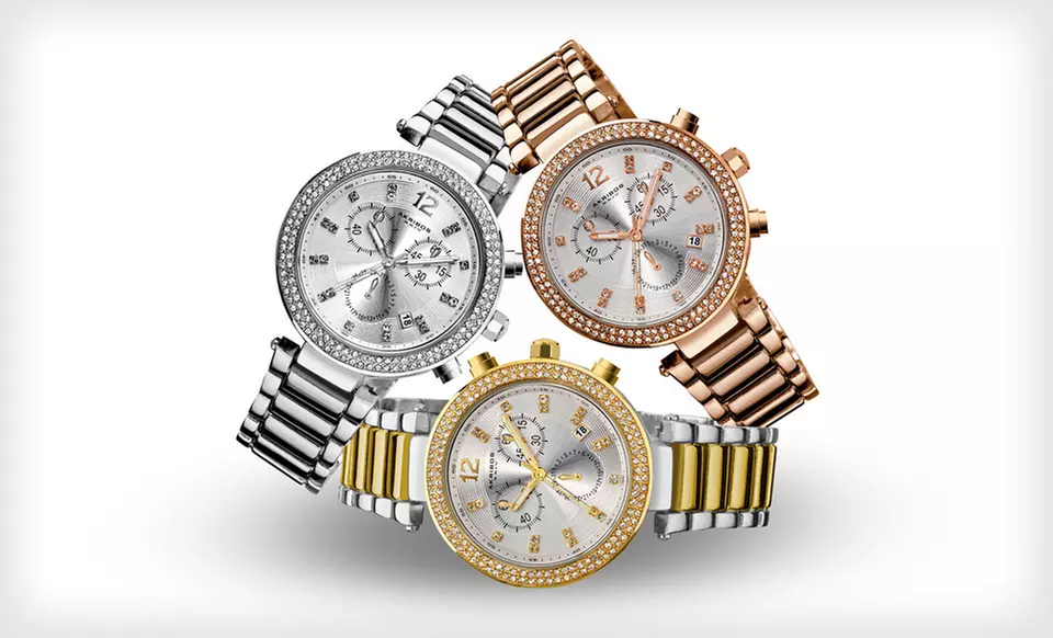 Akribos XXIV Women's Multifunction Watches (Up to 89% Off). 12 Options Available. Free Shipping and Free Returns. - Second Medium