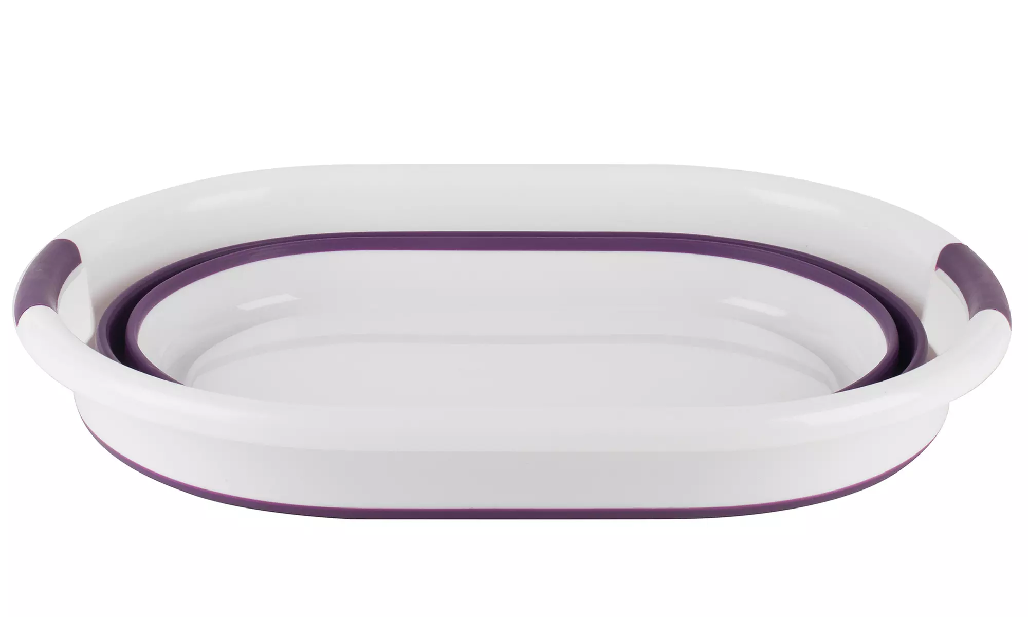 Panier à linge pliable ovale Beldray, violet - Second Medium