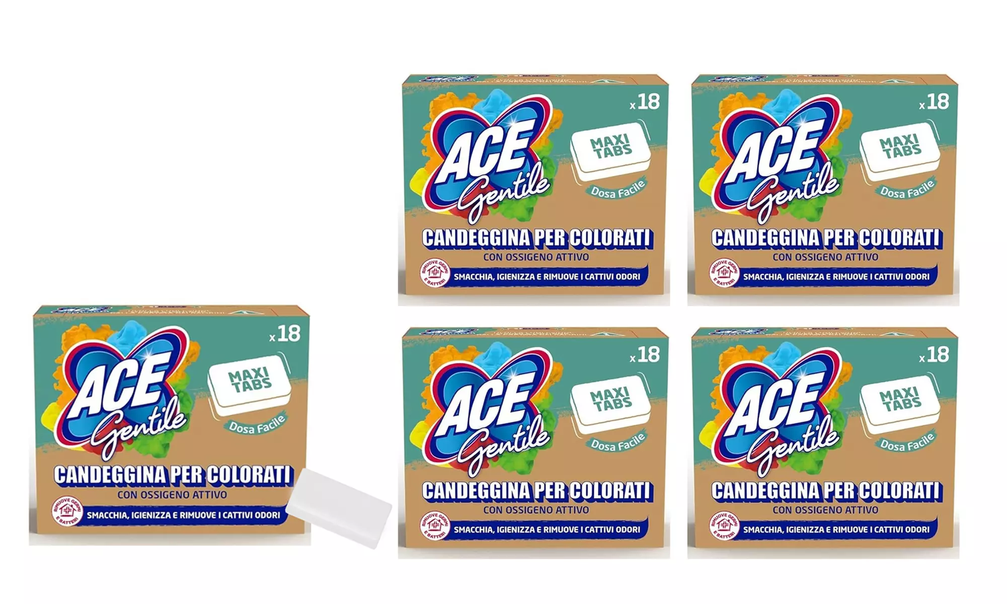 Fino a 180 tabs di Ace Green Gentile Maxi