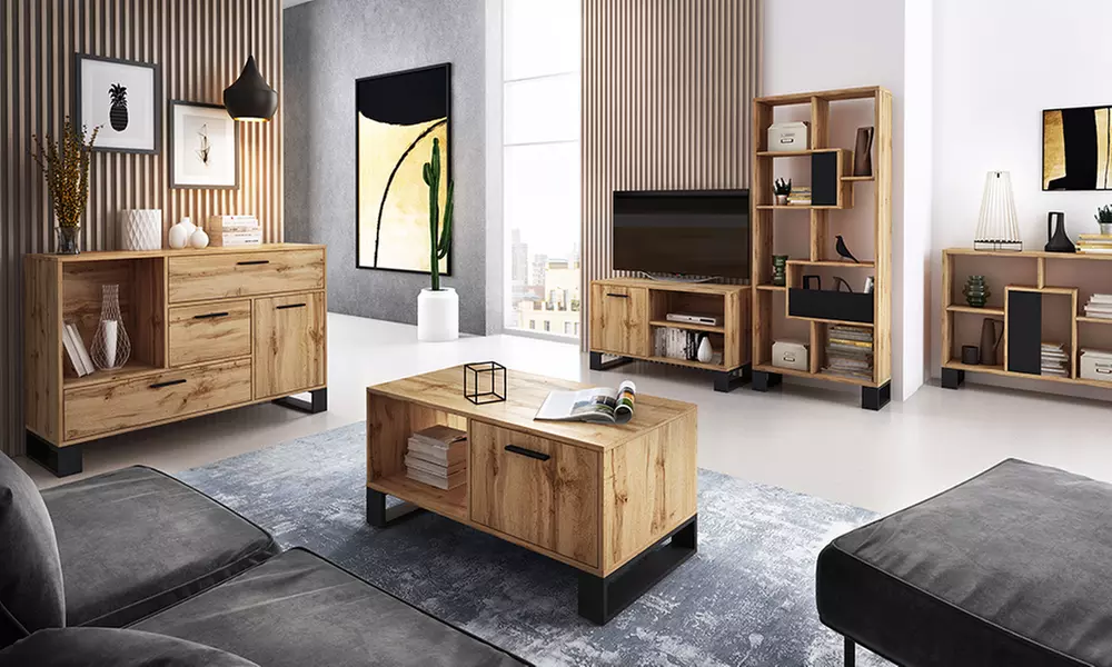 Ensemble de meubles de style industriel