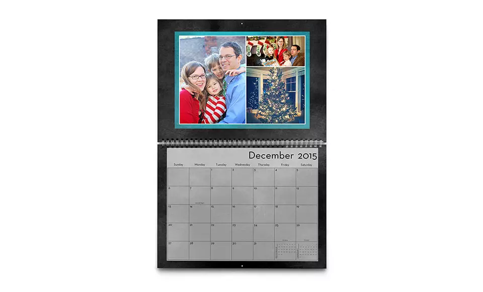 $9 for an 8x11 Custom 12-Month Wall Calendar from Shutterfly (59% Off) - Second Medium