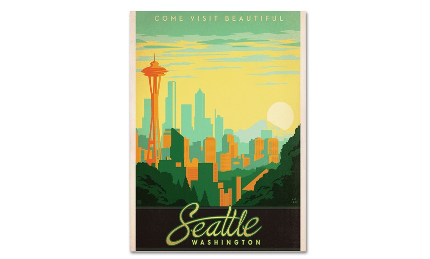 World Travel Posters on Canvas | Groupon Goods