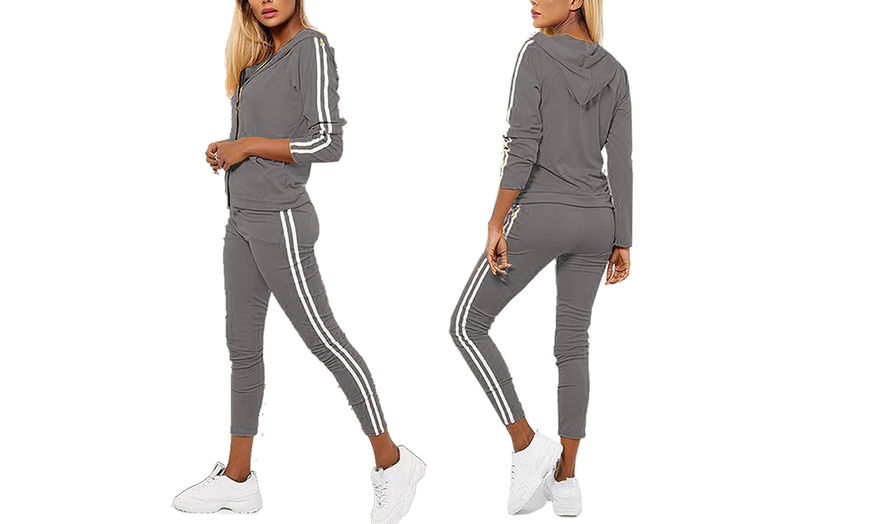 Image 3: Two-Piece Gym Suit with Stripes