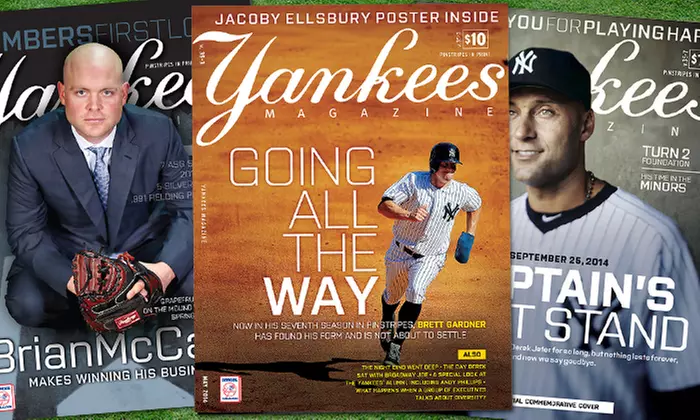 $29.99 for a One-Year Print Subscription to "Yankees Magazine" from the New York Yankees ($49.99 Value) - Primary Image