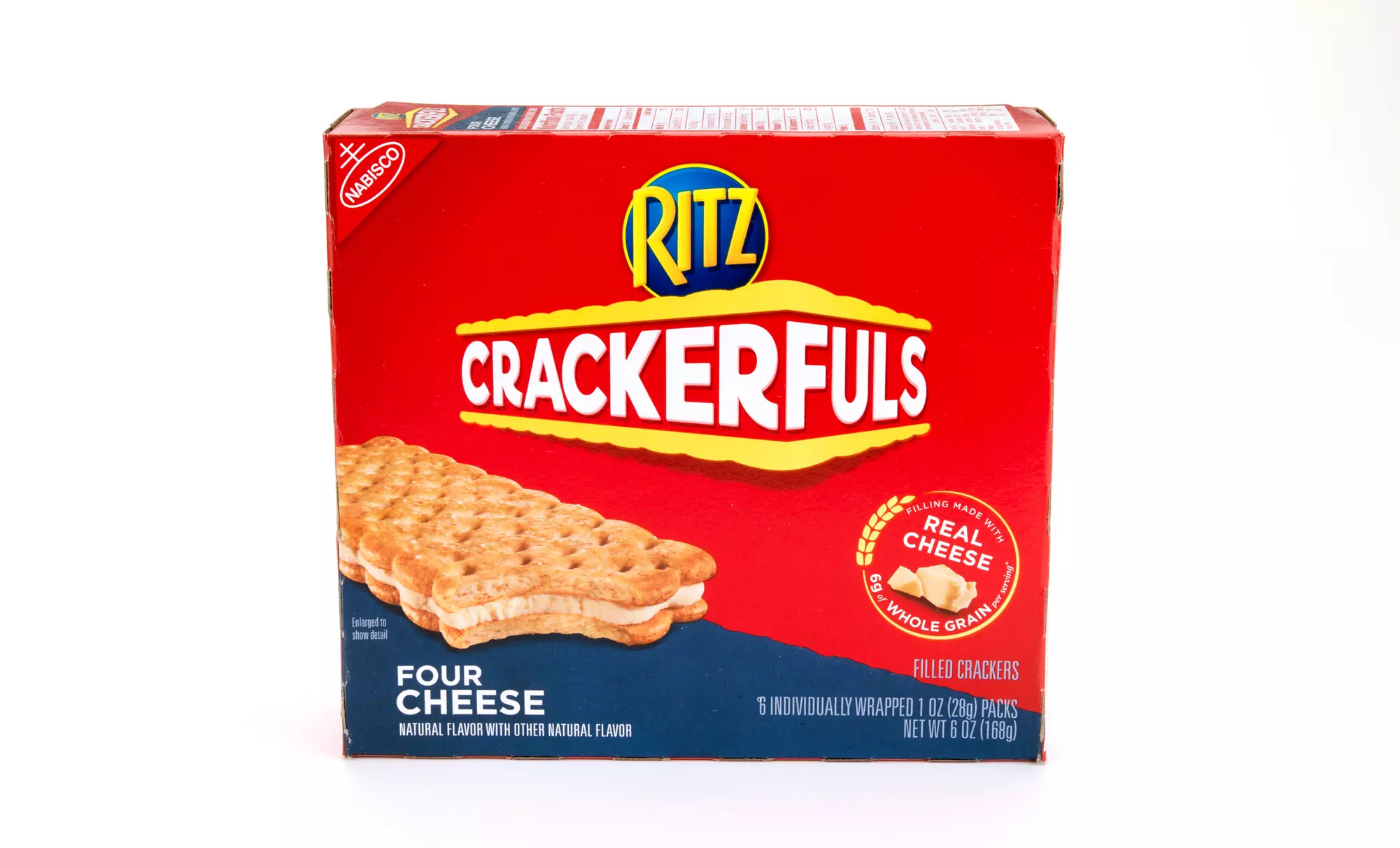 Ritz Crackerfuls Four-Cheese Crackers; 6-Pack of 6ct. Boxes + 5% Back in Groupon Bucks - Primary Image