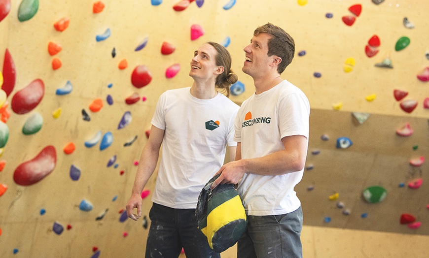 Image 2: Indoor Climbing with Introduction at Rise Climbing