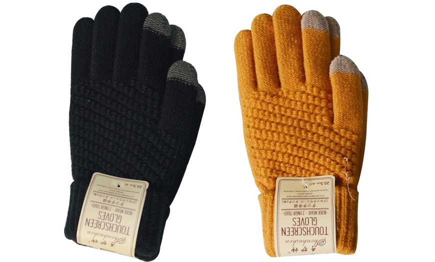 Image 16: 1 ou 2 paires de gants pour écran tactile