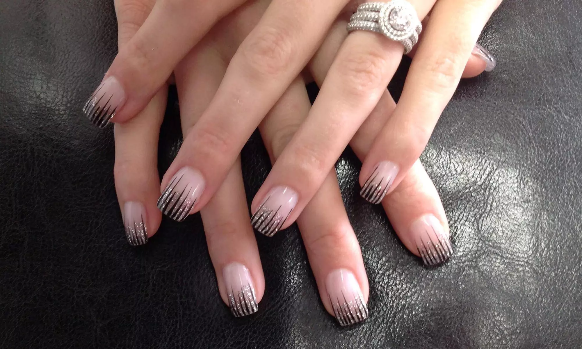 Mani-Pedi, Manicure, or Pedicure with Bottle of Polish at Glamorous Nails: An LCN Boutique (Up to 53% Off) - Primary Image