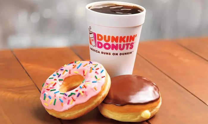 One or Three Groupons, Each Good for $10 Worth of Donuts and Coffee at Dunkin Donuts (Up to 50% Off)
 - Primary Image