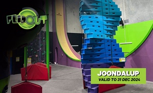 Clip n Climb Entry at Flip Out Joondalup