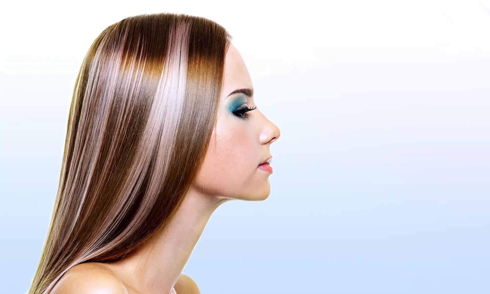 Cut, Conditioning, and Straightening with Option for Partial or Full Highlights at Delia's Beauty Salon (Up to 54% Off) - Primary Image