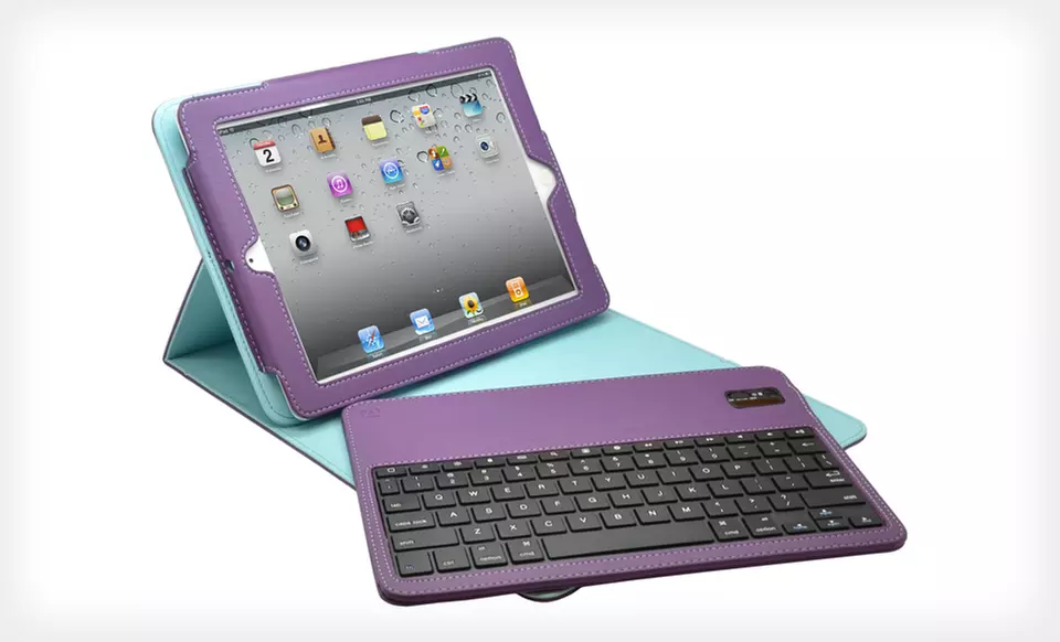 $36.99 for an Aduro iPad Case and Bluetooth Keyboard ($79.99 List Price). 5 Colors Available. Free Shipping and Returns. - Primary Image
