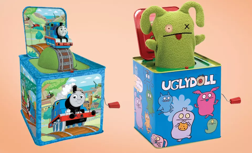 Licensed Thomas the Tank Engine or Uglydoll Jack in the Box. Free Returns. - Primary Image