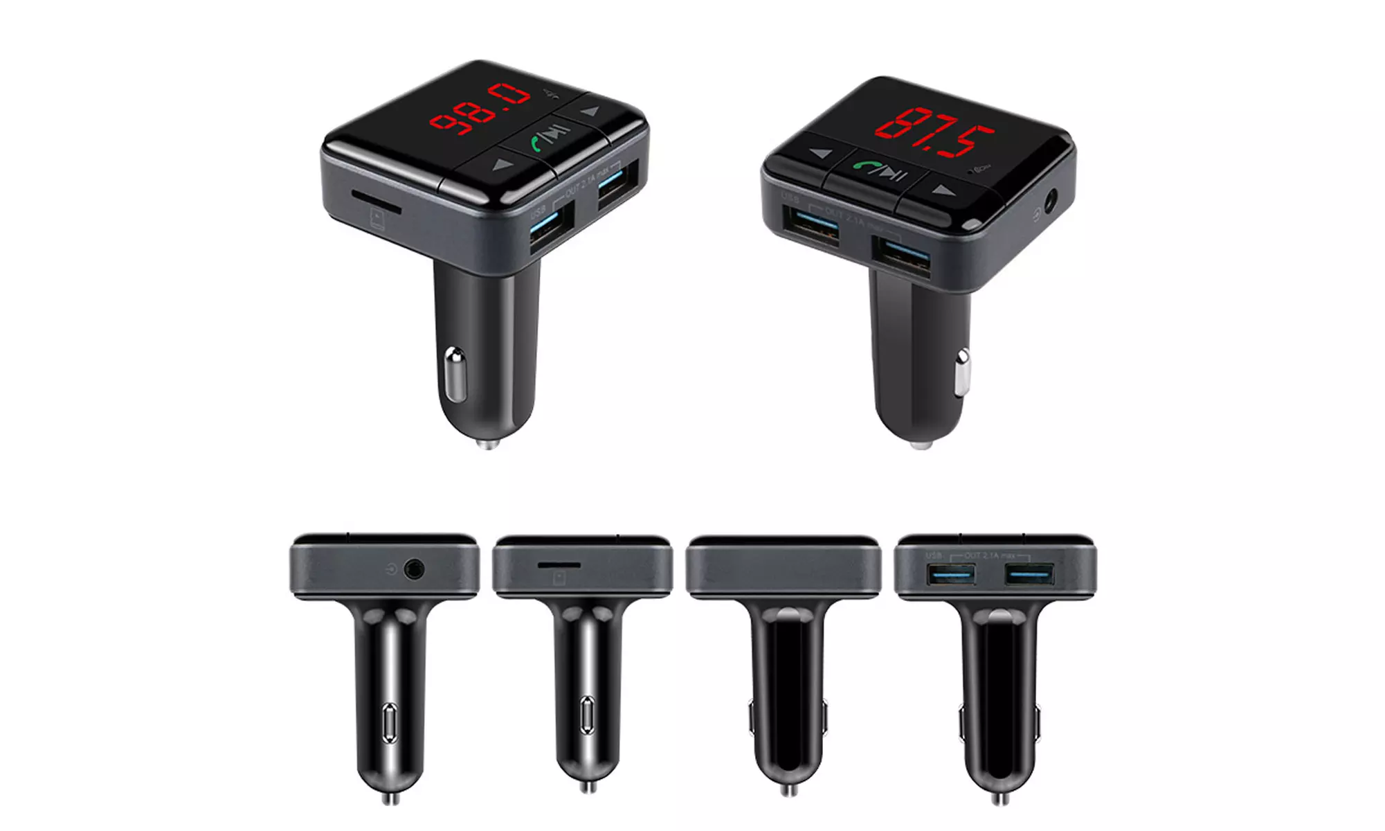 iSunnao Bluetooth FM Transmitter Car Kit - Second Medium