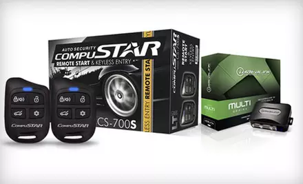 $199 for a CompuStar Remote Car Starter with Keyless-Entry System and Vehicle-Interface Module Installation ($400 Value) - Primary Image