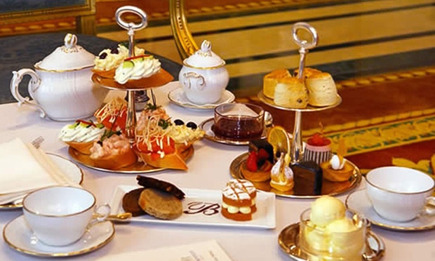 The Bentley Hotel, London Afternoon Tea Setting