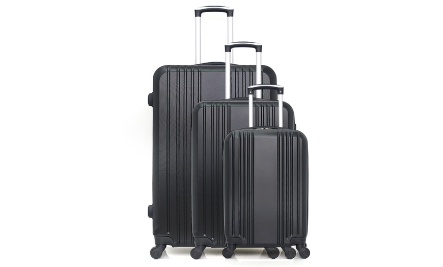 Image 2: Hero Three-Piece Luggage Set