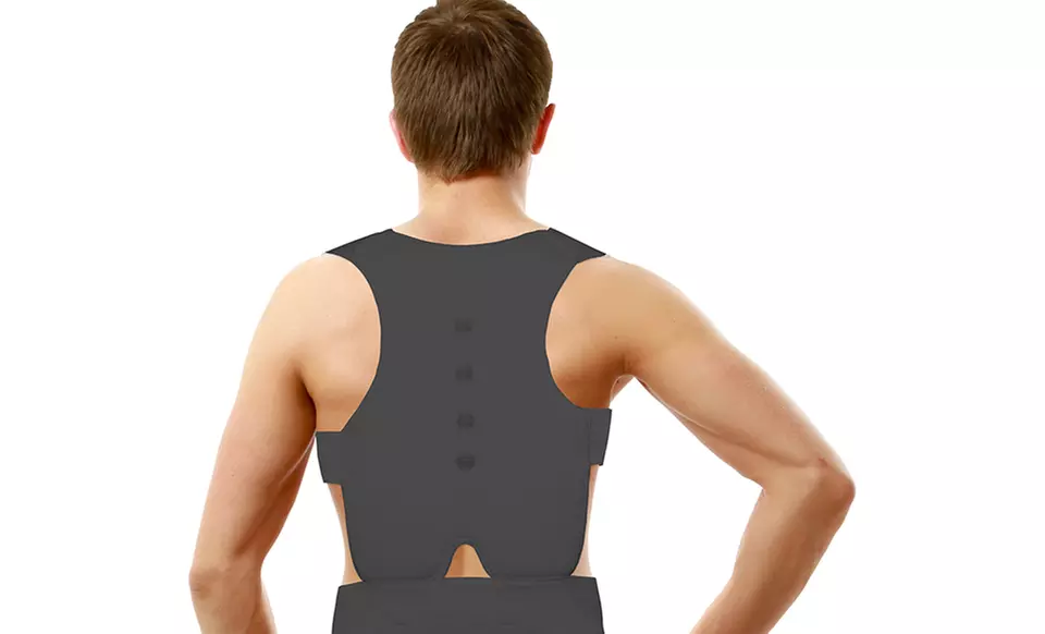 Padded Back and Shoulder Magnetic Posture Support - Second Medium
