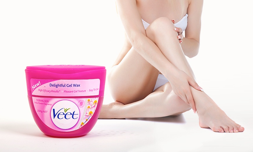 Image 1: Veet Delightful Gel Wax Kit 