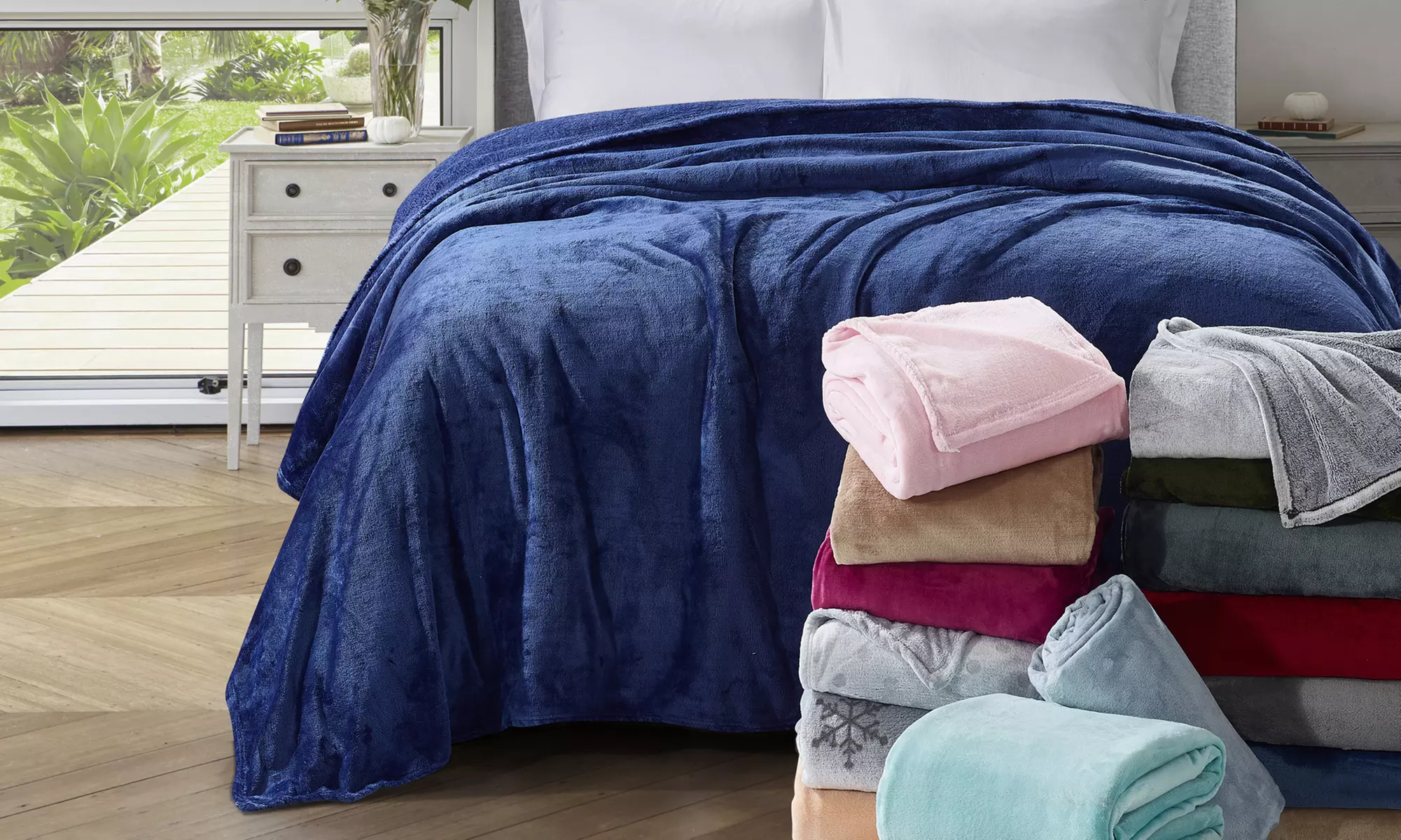 Harper Lane Plush Fleece Blanket - Primary Image