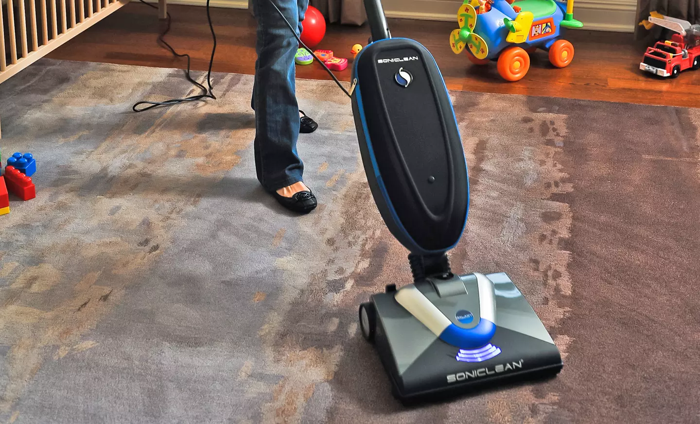 Galaxy Upright Vacuum Cleaner with Sonic Technology, 1-Year Supply of HEPA Bags and Fragrance Pods. Free Returns.   - Primary Image