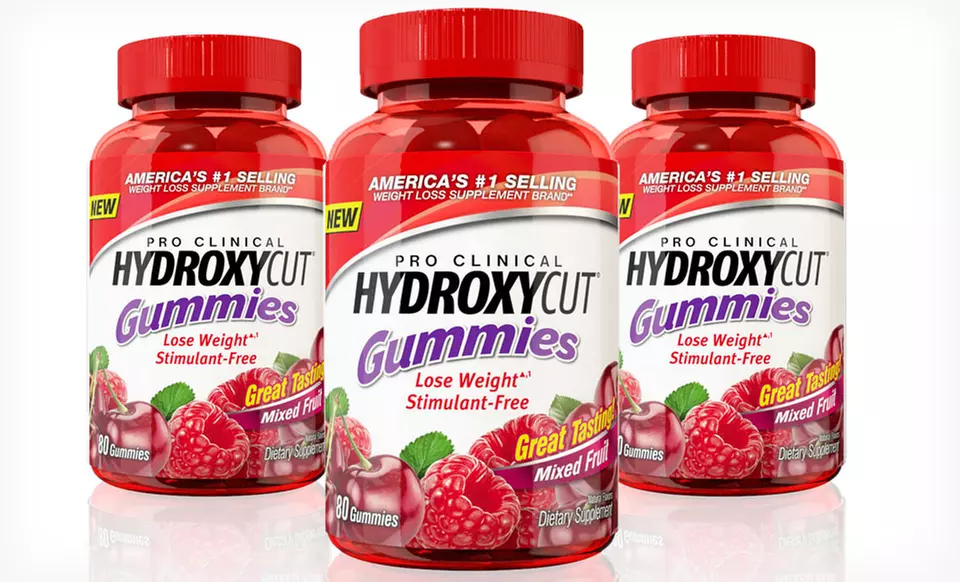 $18.99 for an 80-Count Bottle of Hydroxycut Pro Clinical Weight-Loss Gummies ($24.99 List Price). Free Shipping. - Primary Image