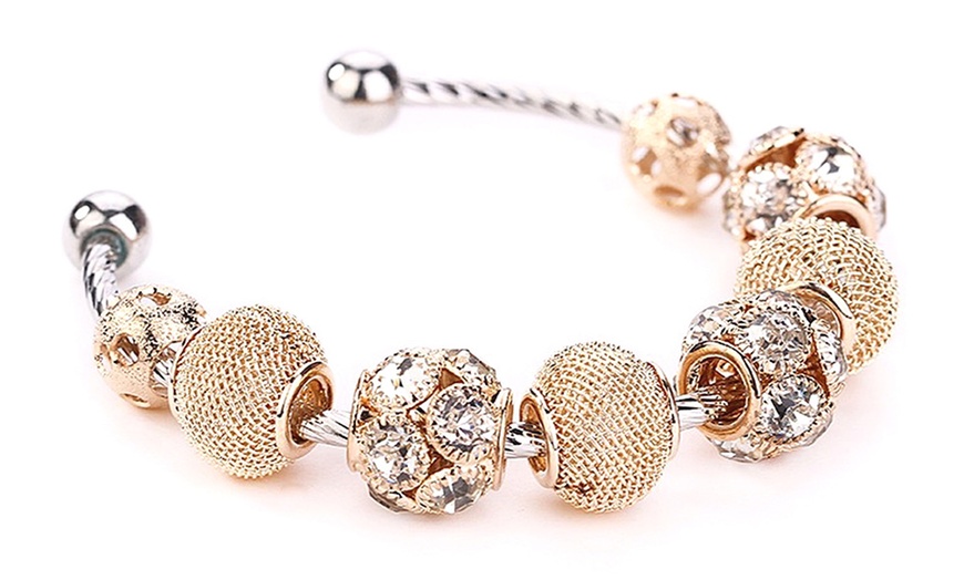 Image 3: Crystal Charm Bracelet