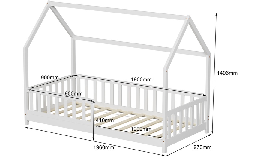 Image 11: Lit cabane en bois