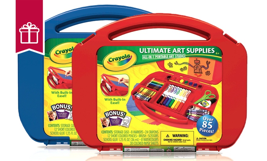 Image 1: Crayola Ultimate Art Supply Kit