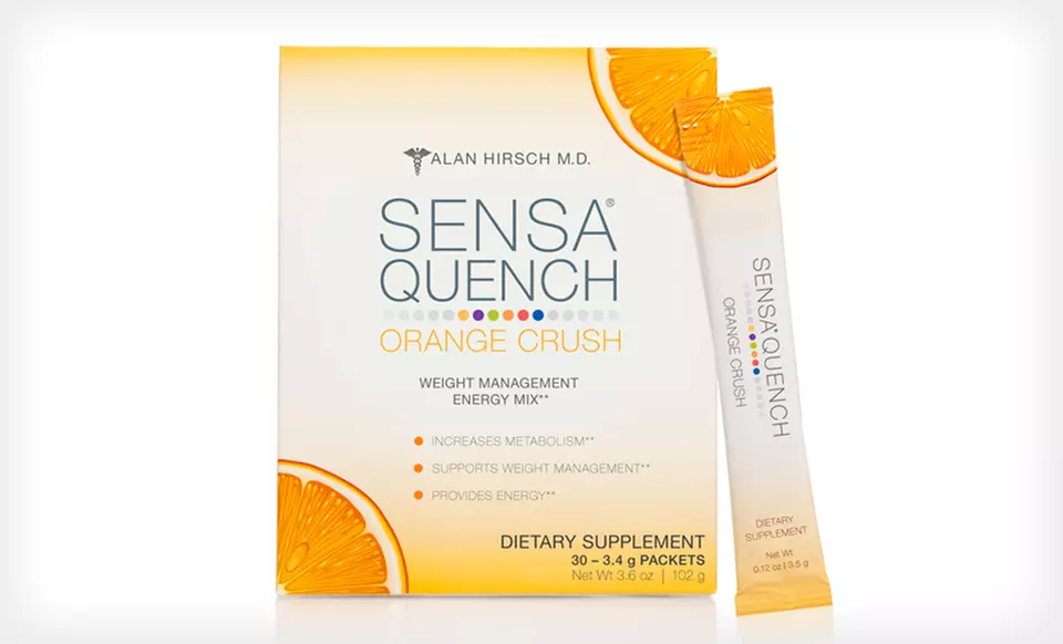 $14.99 for Sensa Quench Weight Management Energy Mix 30-Pack in Orange Crush or Pink Grapefruit ($39.95 List Price) - Second Medium