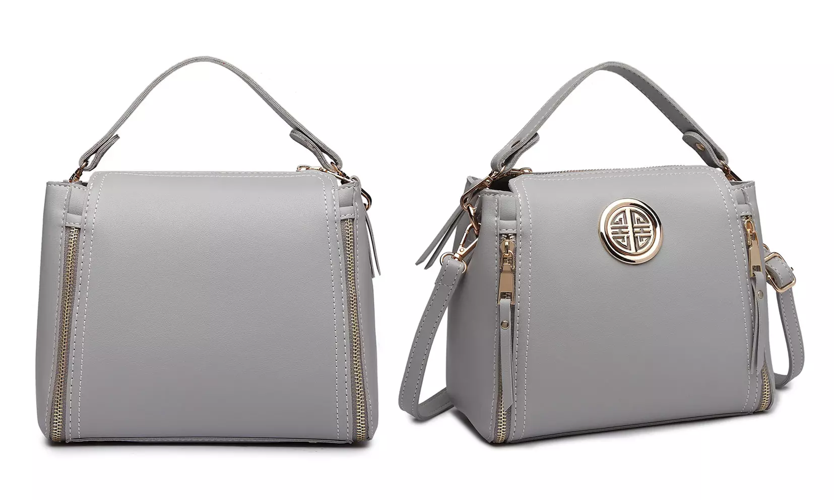 Leather Look Practical Large Capacity Crossbody Bag