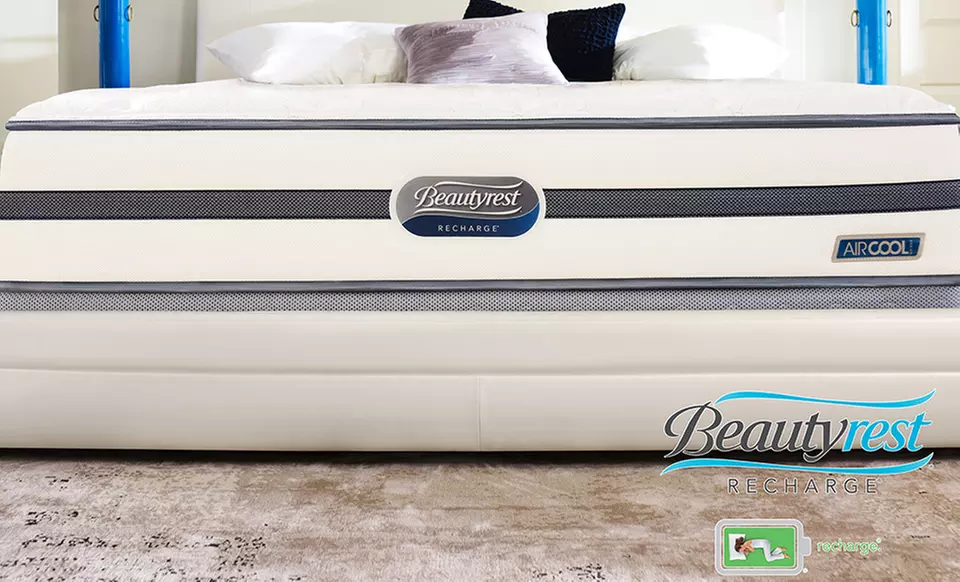 Simmons Beautyrest Recharge Bayshore Plush Mattress Set. Free White Glove Delivery. 10-Year Limited Warranty. - Second Medium