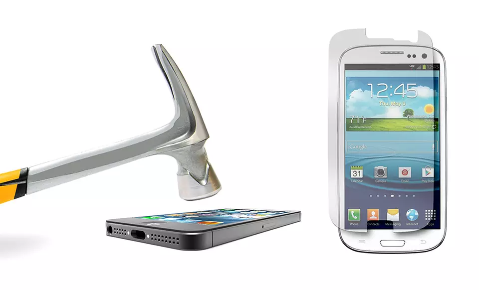 Xtreme Indestructible Screen Protector for iPhone 4/4s, 5/5s/5c or Samsung Galaxy S3, S4, or S5 - Primary Image
