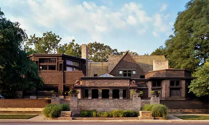 Two or Four Tickets to a Tour of the Frank Lloyd Wright Home and Studio or Frederick C. Robie House (50% Off) - Primary Image