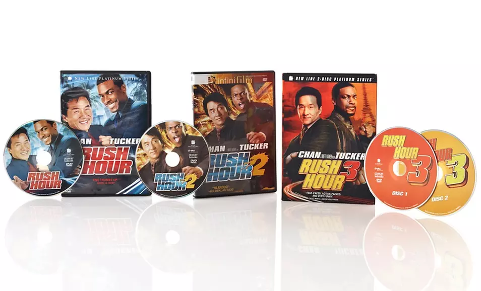 $9.99 for a Rush Hour 1, 2, and 3 DVD Pack ($52.72 List Price) - Primary Image