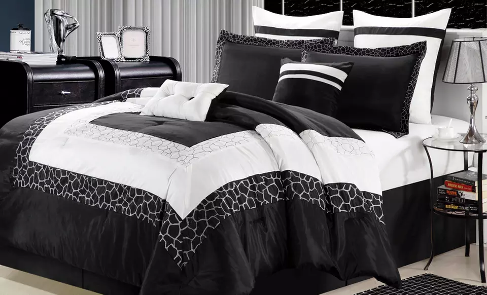 Chic Home 8-Piece Comforter Set (Half Off). Multiple Styles Available. Free Shipping and Returns. - Primary Image