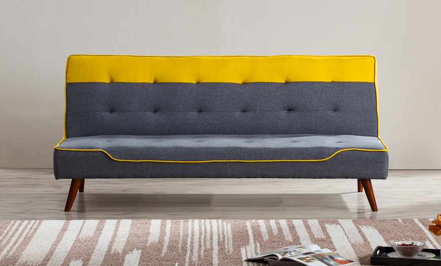 Image 5: Chicago Striped Sofa Bed